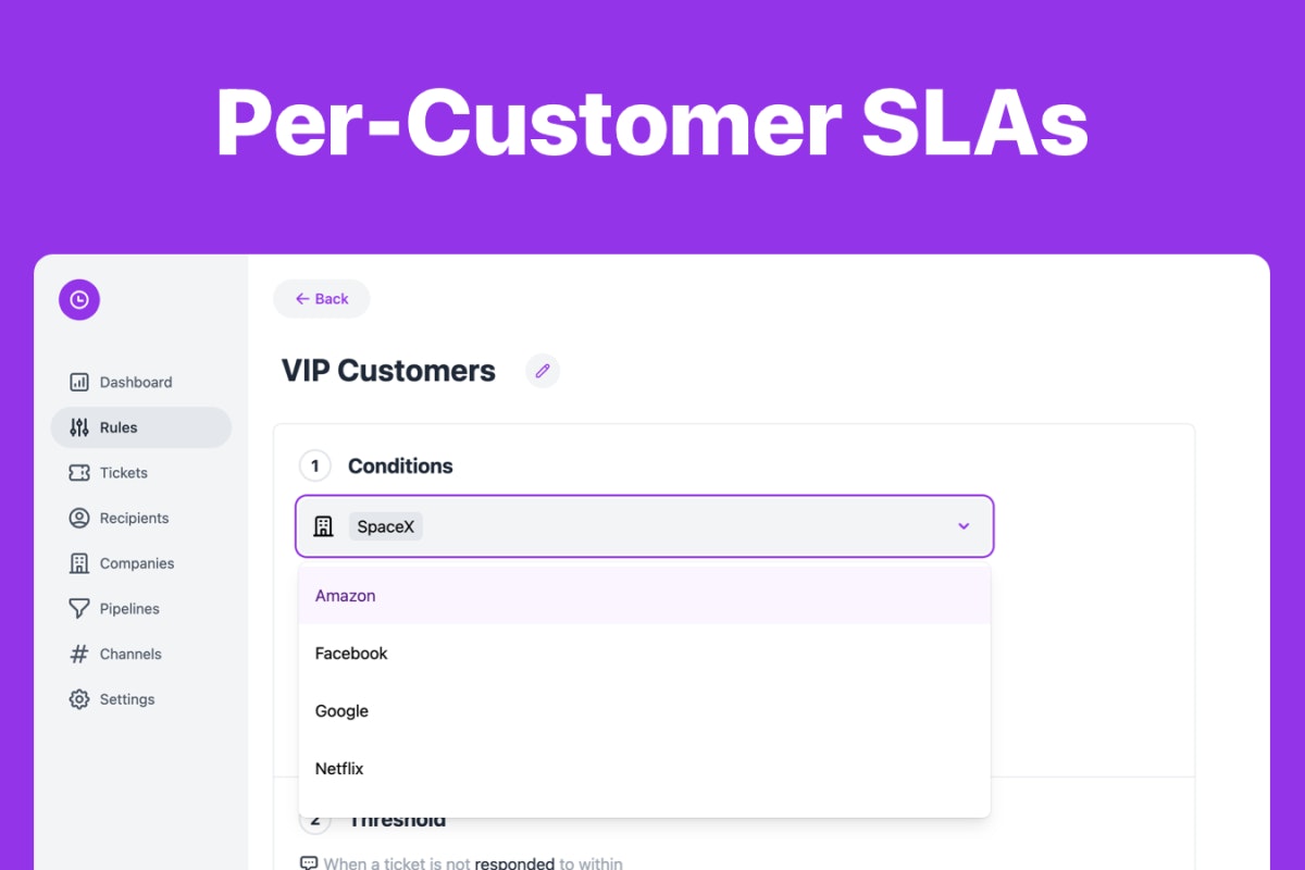 per-customer slas